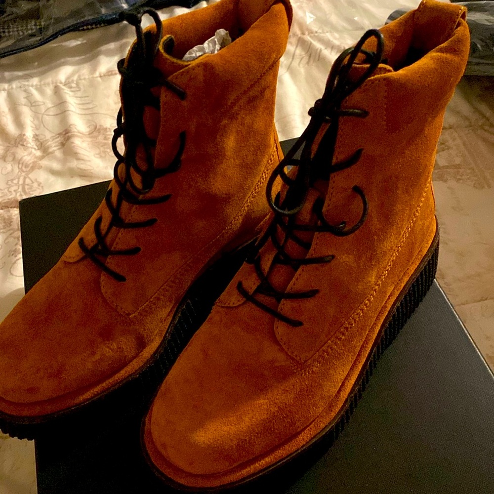 Rag and Bone Sloan Boot Cinnamon Suede 7.5